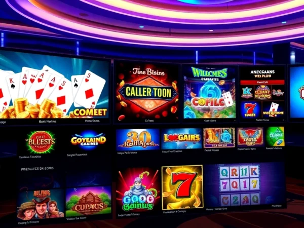 Engaging ck999 game interface with lively casino visuals, colorful slots, and betting elements encouraging action and excitement.
