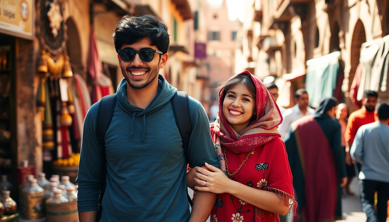 Family holiday in Morocco with children strolling through bustling medina, vibrant markets, and historic sites, enjoying shared experiences.