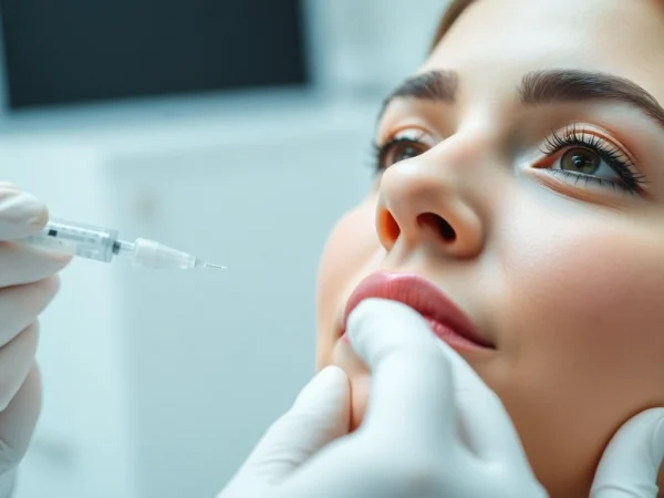 Administering botox zuerich behandlung treatment for a youthful appearance in a serene clinical environment.