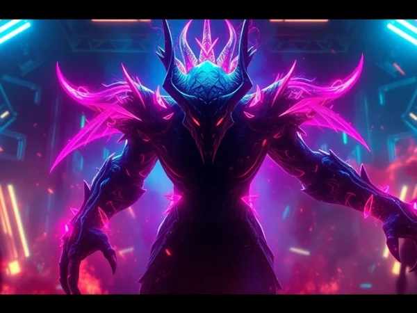 Vivid illustration of 789f.monster showcasing its unique features and mysterious aura in a digital fantasy style, appealing to fans and enthusiasts.