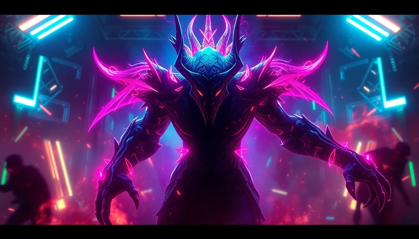 Vivid illustration of 789f.monster showcasing its unique features and mysterious aura in a digital fantasy style, appealing to fans and enthusiasts.