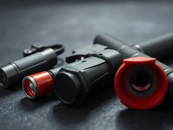 Self-Defense Weapons such as stun guns and pepper spray in action for personal safety and protection.