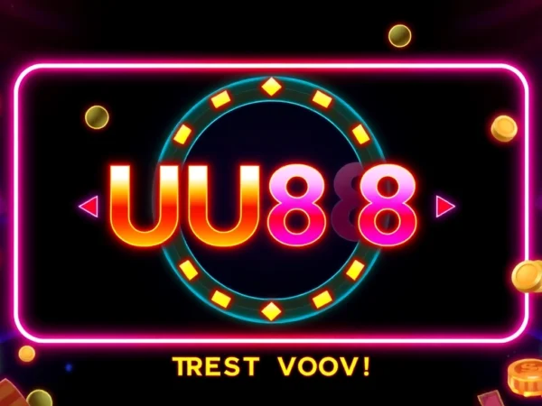Engaging visual of the UU88 online casino platform interface with vibrant colors and user-friendly design to attract players and promote security.