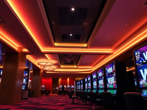 W88 online betting platform featuring vibrant sports betting screens and digital casino visuals, inviting users to engage in secure wagering.