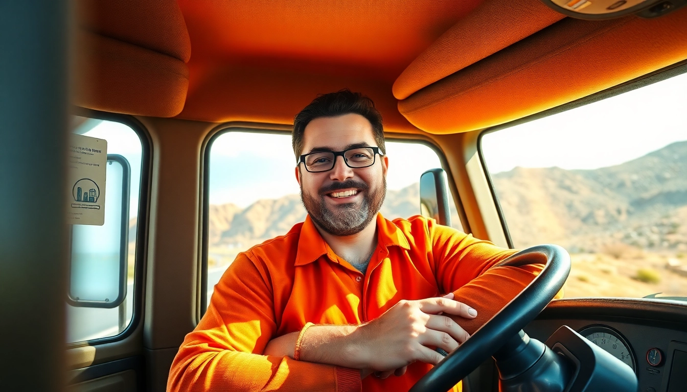 Truckers voice is showcased as a driver shares honest feedback inside a well-equipped modern truck cab, highlighting community and transparency.