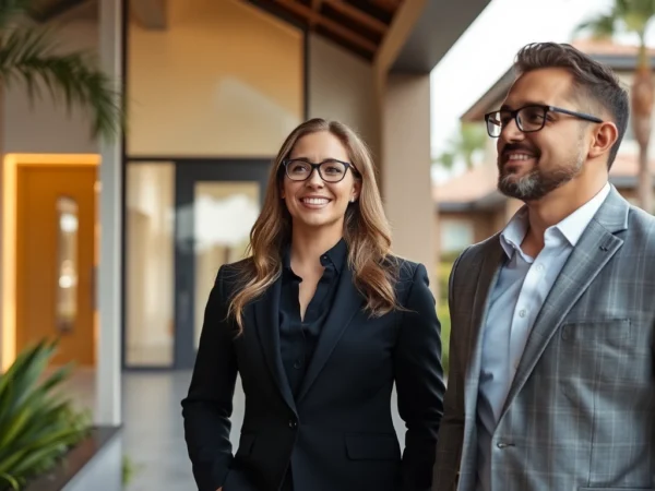 Corretor em Orlando ajudando clientes em propriedades de alto padrão na região de Orlando para investimentos e moradia.