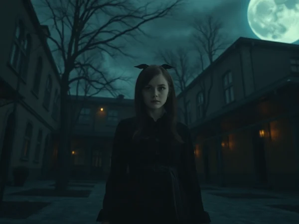 Wednesday show fans watch the mysterious character at a gothic school in this captivating scene