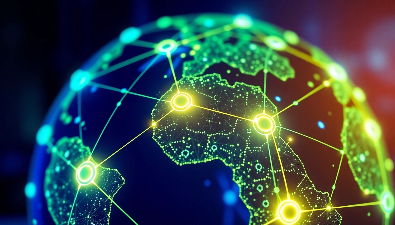 Cryptocurrency news update featuring global blockchain network and digital currency icons for clarity and accessibility.