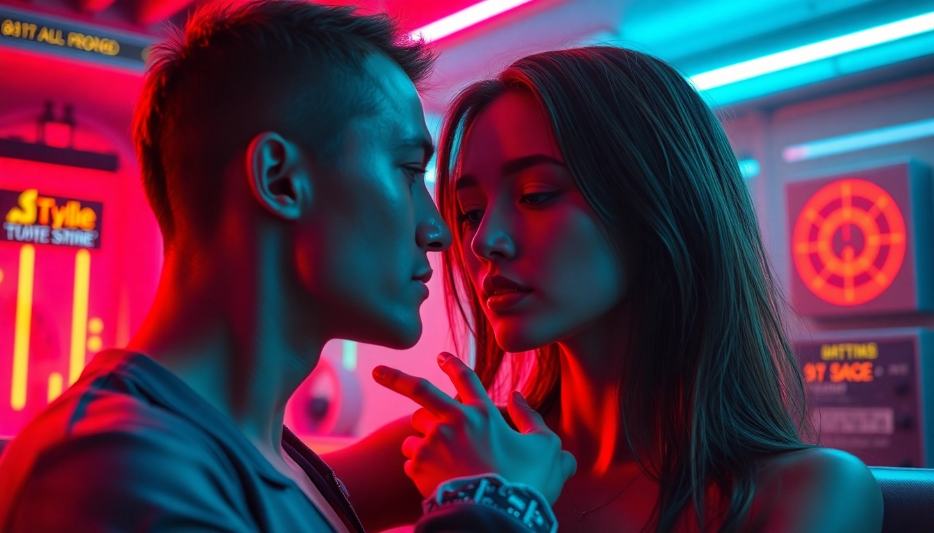 High-quality NSFW AI-generated visual showcasing a hyper-realistic virtual influencer in a cinematic setting, focusing on emotional expression and detailed textures for accessibility.