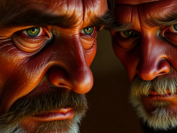 High-detail nsfw ai generated scene showcasing realistic adult characters with compelling expressions and immersive environment for enhanced visual experience.