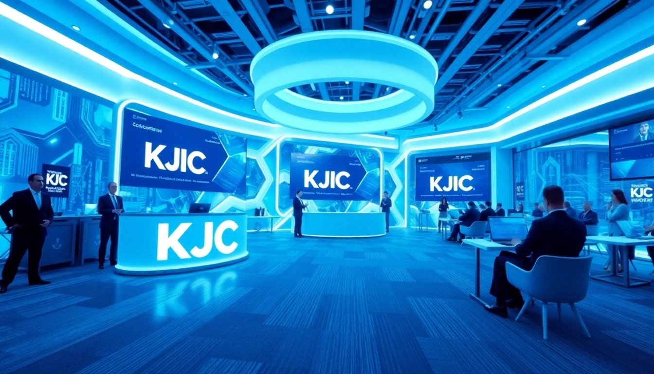 KJC digital innovation hub showcasing advanced technology and global connectivity for users seeking reliable digital services.