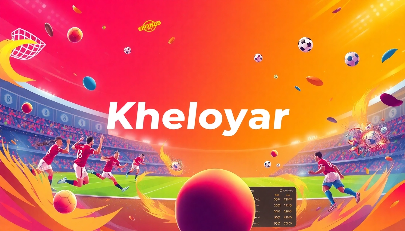 Kheloyar sports betting platform showing live cricket matches and casino games, engaging users