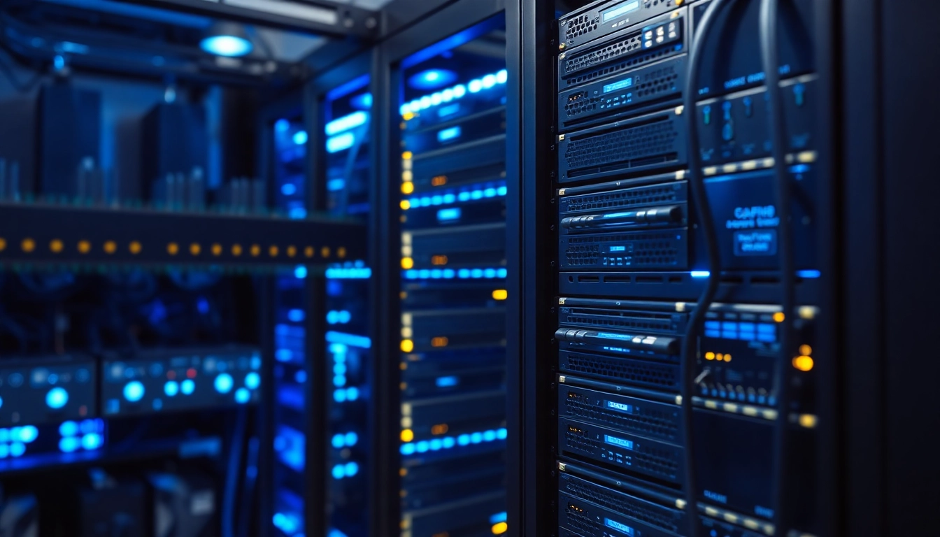 Professional team inspecting a server refurbished for quality and performance in a data center