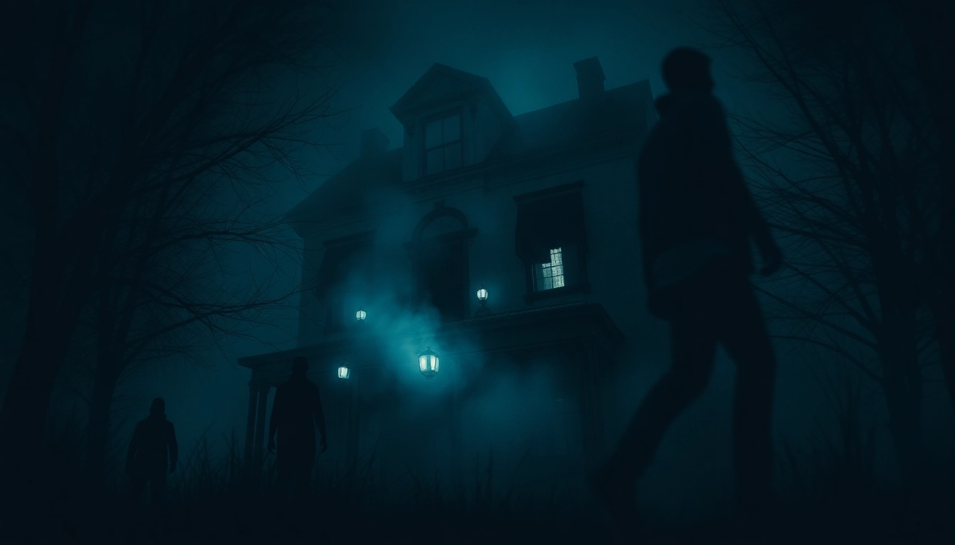 Thumbnail showing a chilling horror video scene with shadowy figures and eerie lighting to evoke fear and curiosity for viewers seeking horror videos.