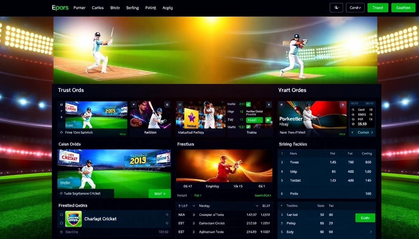 Cricbet99 online sports betting platform showcasing cricket action with vibrant, engaging visuals
