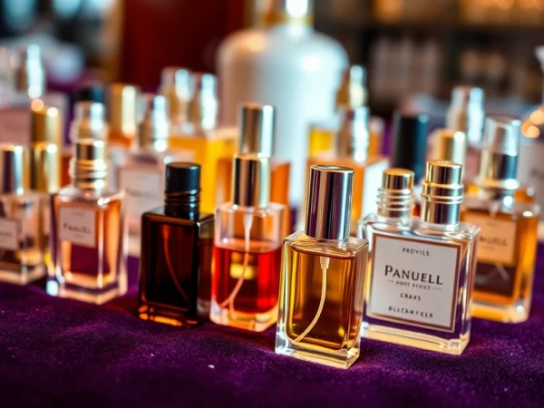 Professional scene showing perfume sample vials to inspire parfumproben bestellen and taste