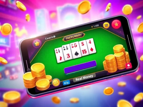 Pakrummy gaming app showing lively card game interface with coins and betting options,