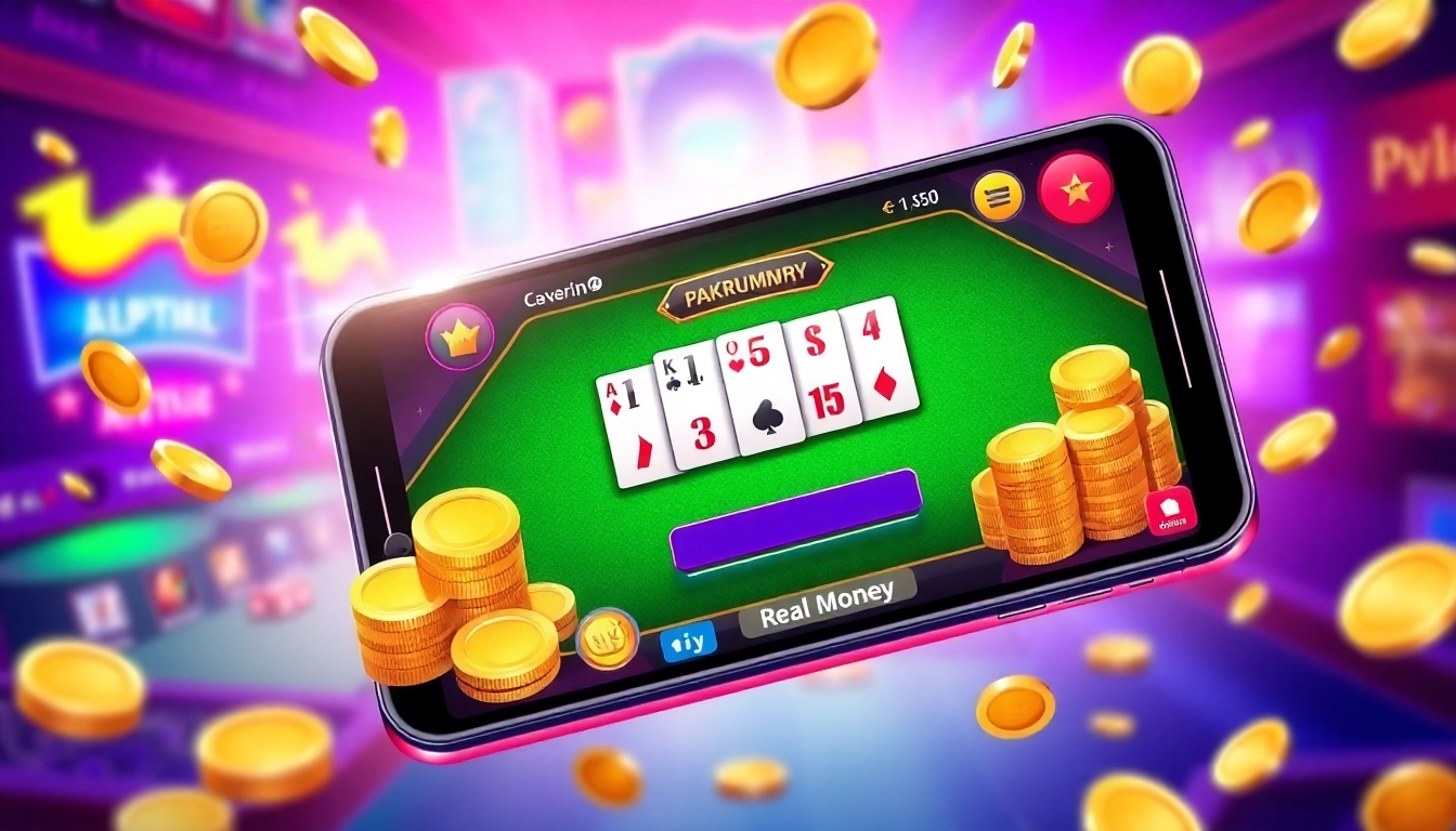 Pakrummy gaming app showing lively card game interface with coins and betting options,