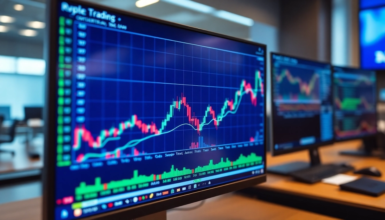 Trading view platform showcasing real-time trading charts and market analysis for traders and
