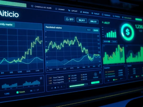 AICoin market analysis dashboard showcasing real-time trading data and charts for investors