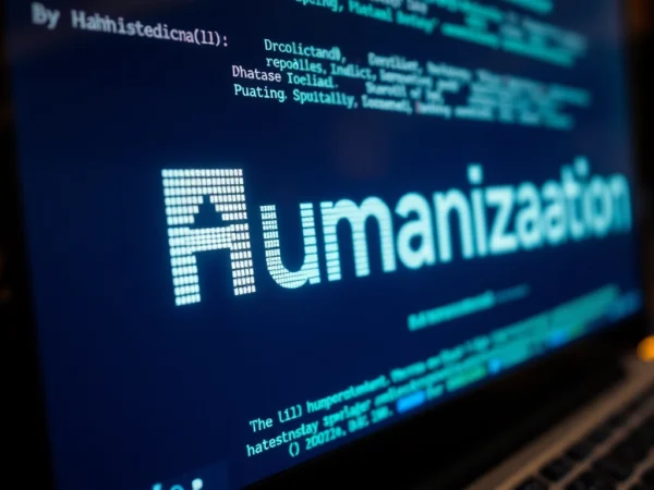 AI Humanizer software transforming AI text into natural human writing for seamless content creation